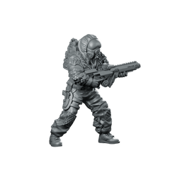 Owlf Operative Fire Team Member 2 Miniature Tactical - Papsikels Miniatures - We Print Miniatures