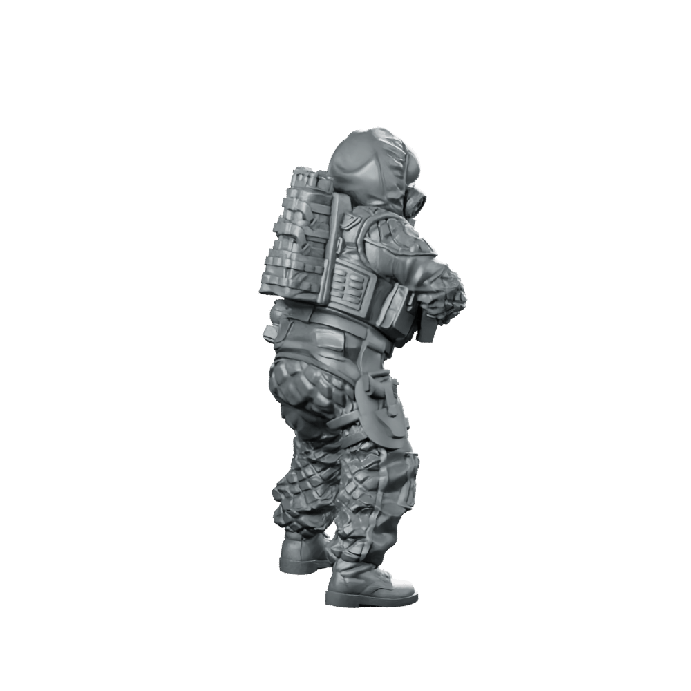 Owlf Operative Fire Team Member 2 Miniature Tactical - Papsikels Miniatures - We Print Miniatures