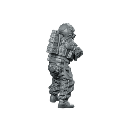 Owlf Operative Fire Team Member 2 Miniature Tactical - Papsikels Miniatures - We Print Miniatures