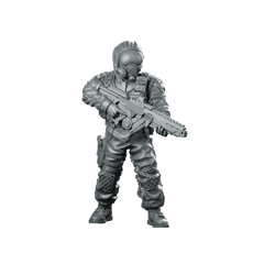 Owlf Operative Fire Team Member 3 Miniature Tactical - Papsikels Miniatures - We Print Miniatures