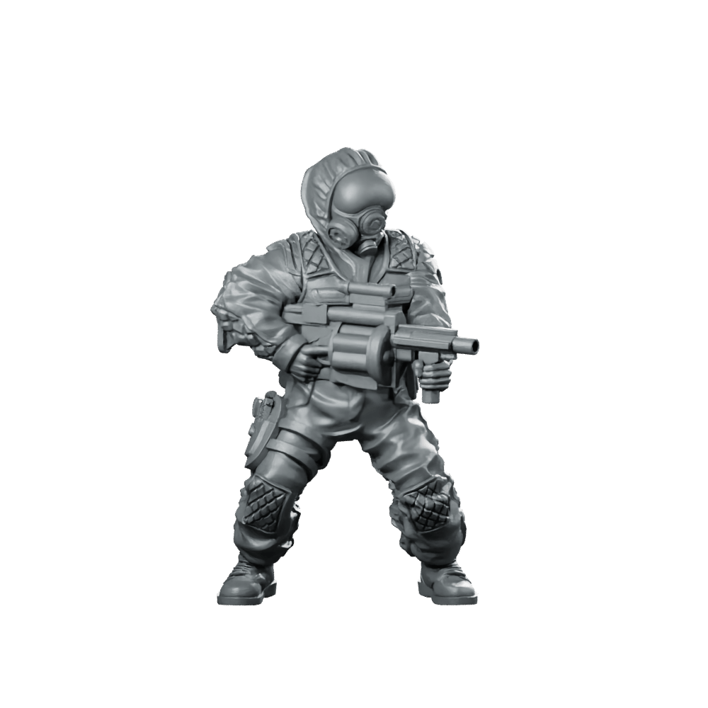Owlf Operative Fire Team Member 5 Miniature Veteran - Papsikels Miniatures - We Print Miniatures