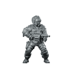 Owlf Operative Fire Team Member 5 Miniature Veteran - Papsikels Miniatures - We Print Miniatures