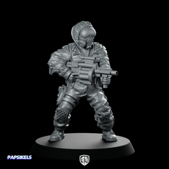 Owlf Operative Fire Team Member 5 Miniature Veteran - Papsikels Miniatures - We Print Miniatures