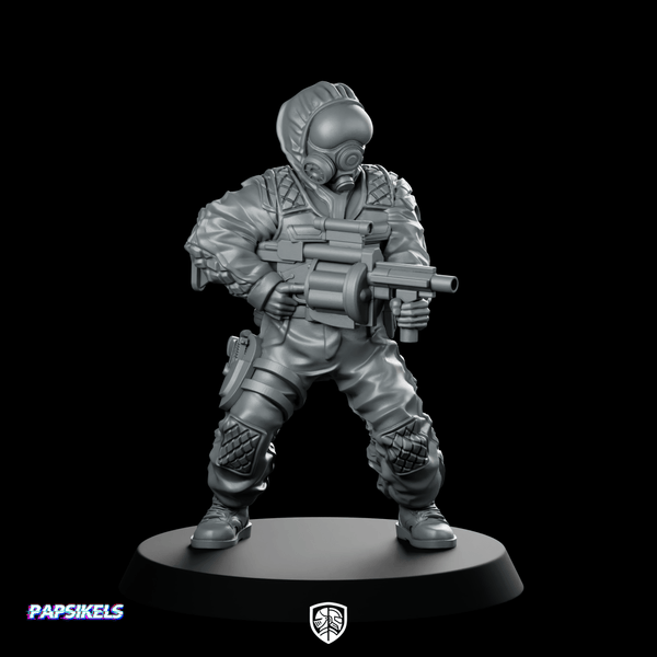Owlf Operative Fire Team Member 5 Miniature Veteran - Papsikels Miniatures - We Print Miniatures