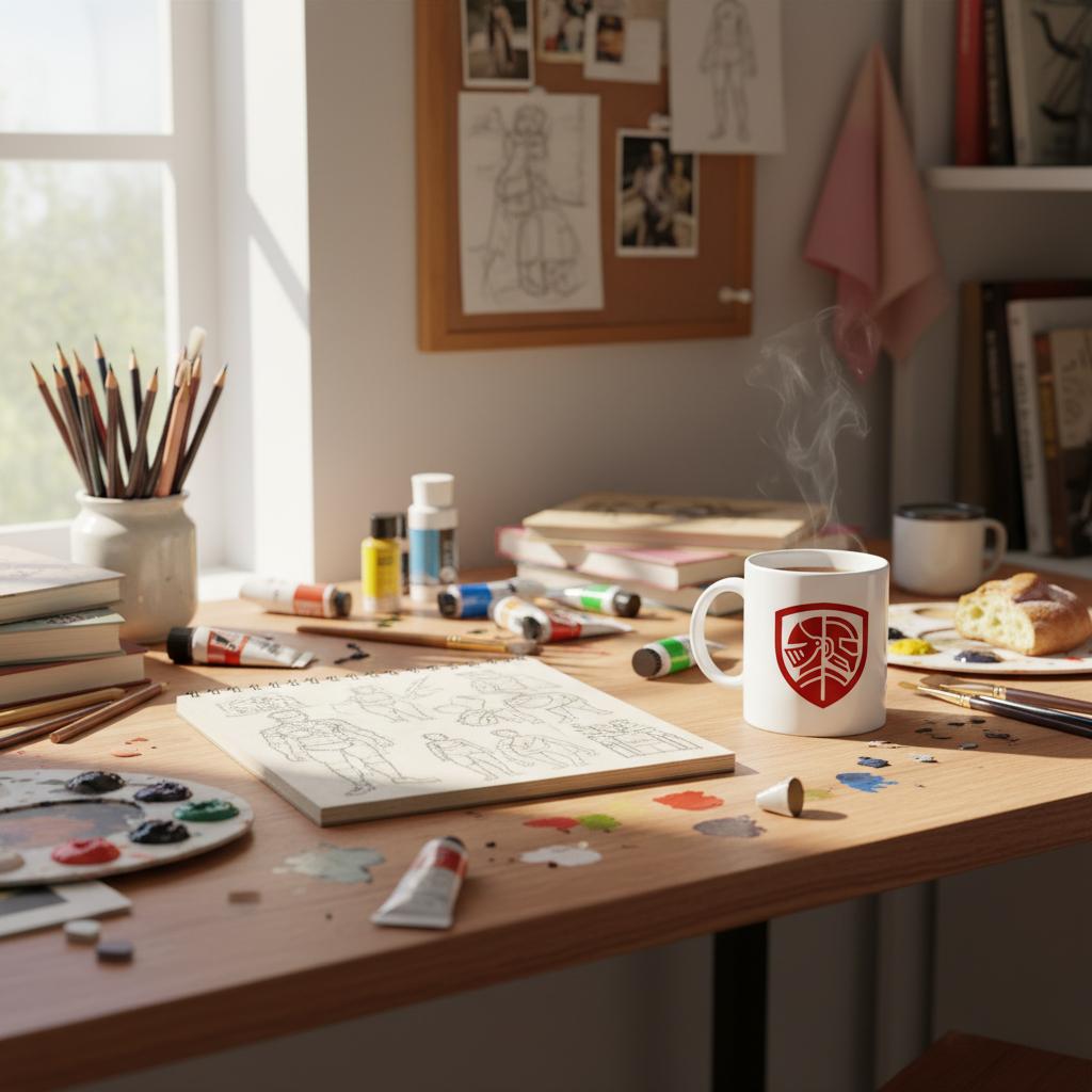 Paint Water White 11oz Ceramic Mug - We Print Miniatures - We Print Miniatures