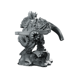 Vulcan Dwarf Pankron Oggon Miniature Flaming Hair Miniature 360 Spin 01