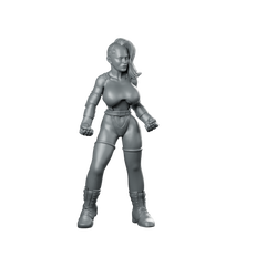 Aetif Lockrock CyberPunk Babe Miniature Sci-Fi Gang Hero Miniature 360 Spin 01