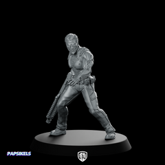 Papz Industries Cybernetic Chief Security 2 Miniature Sci-Fi