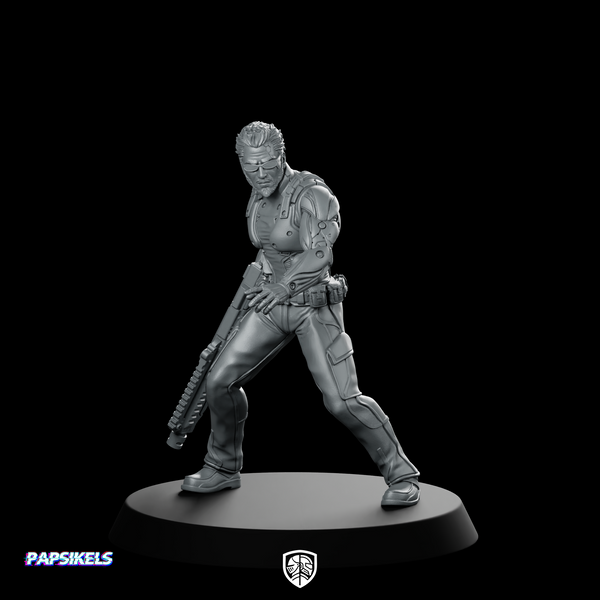 Papz Industries Cybernetic Chief Security 2 Miniature Sci-Fi