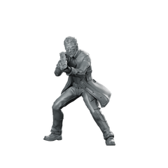 Papz Industries Cybernetic Chief Security 4 Miniature Heavy Miniature 360 Spin 01