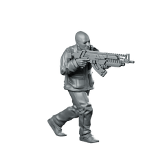 Papz Industries Gunner Bro 2 Miniature Sci - Fi Soldier - Papsikels Miniatures - We Print Miniatures