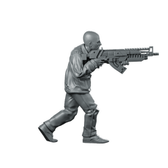 Papz Industries Gunner Bro 2 Miniature Sci - Fi Soldier - Papsikels Miniatures - We Print Miniatures