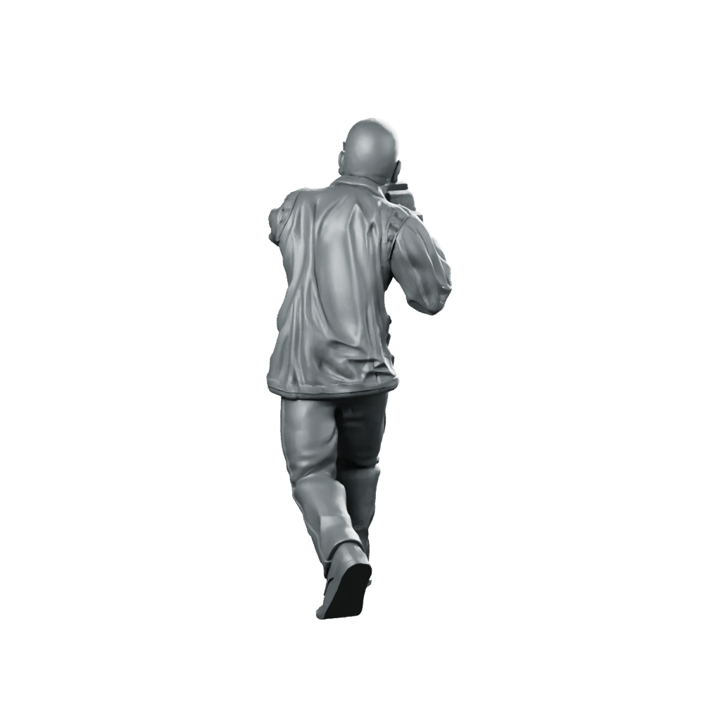 Papz Industries Gunner Bro 2 Miniature Sci - Fi Soldier - Papsikels Miniatures - We Print Miniatures