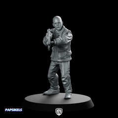 Papz Industries Gunner Bro 3 Miniature Cyberpunk Soldier
