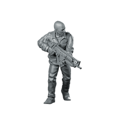 Papz Industries Gunner Bro 4 Miniature Sci - Fi Soldier - Papsikels Miniatures - We Print Miniatures