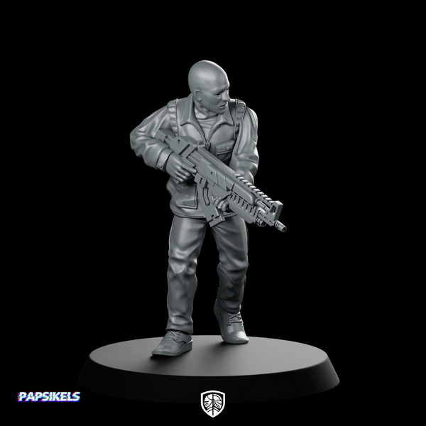 Papz Industries Gunner Bro 4 Miniature Sci-Fi Soldier