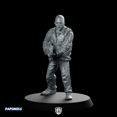 Papz Industries Gunner Bros 5 Miniature Sci-Fi Veteran