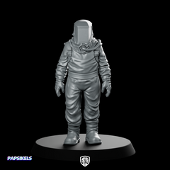 Papz Industries Hazmat Scientist 4 Miniature Cyberpunk Sci-Fi
