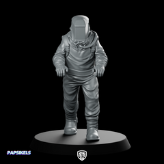 Papz Industries Hazmat Scientist 5 Miniature Cyberpunk