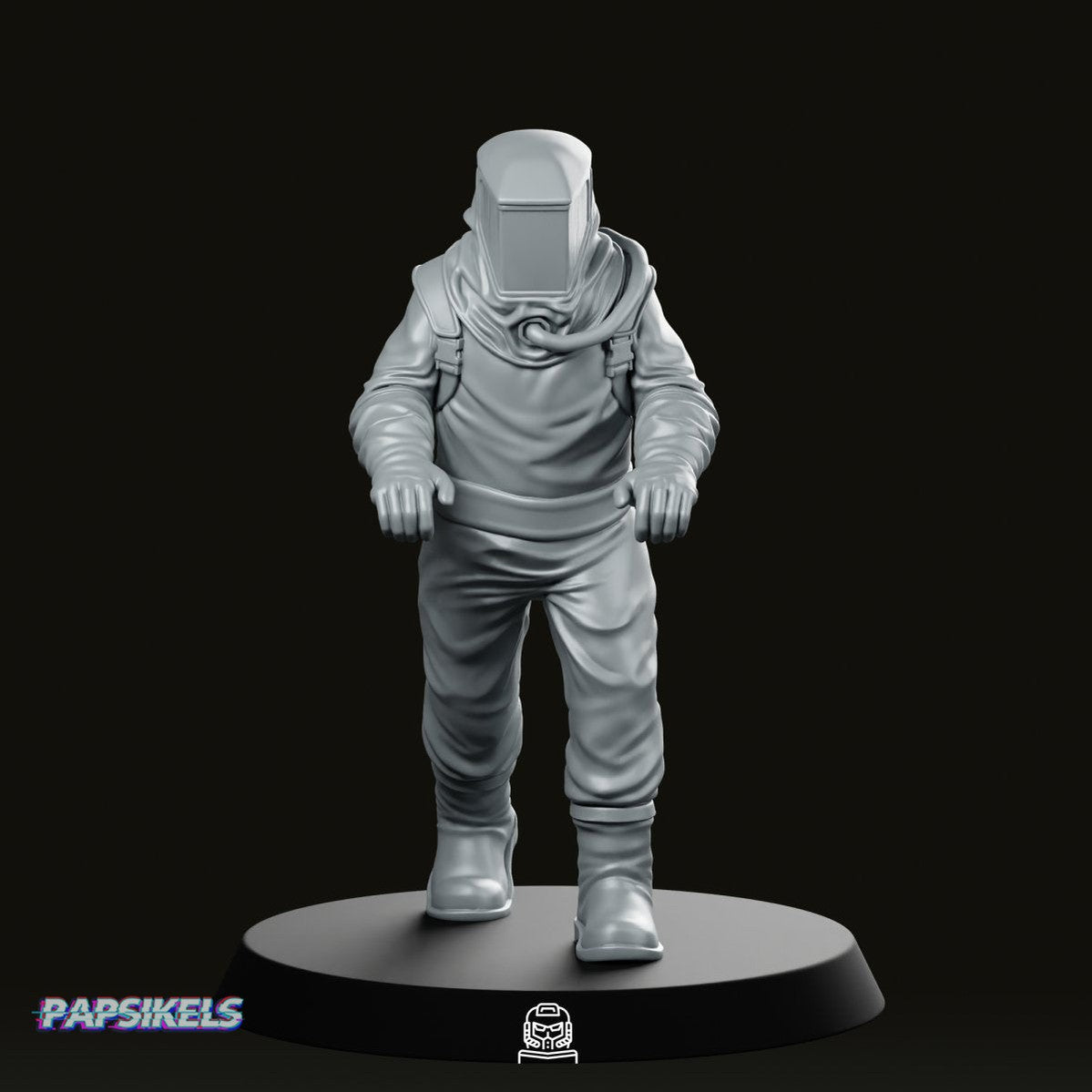 Papz Industries Hazmat Scientist 5 Miniature - Papsikels Miniatures - We Print Miniatures