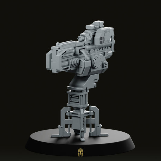 Papz Industries Kelsie Sentry Gun Turret Miniature -Papsikels Miniatures - We Print Miniatures