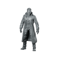 Papz Industries Nano Augmented Agent 1 Miniature Cyberpunk Miniature 360 Spin 01