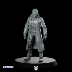 Papz Industries Nano Augmented Agent 1 Miniature Cyberpunk - Papsikels Miniatures - We Print Miniatures