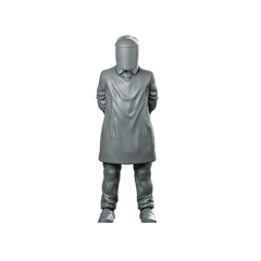 Papz Industries Retrieval Scientist 1 Miniature Masked Cyberpunk Miniature 360 Spin 01