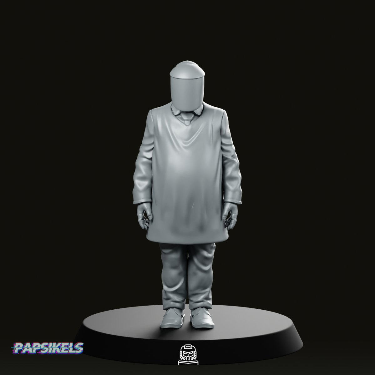 Papz Industries Retrieval Scientist 3 Miniature - Papsikels Miniatures - We Print Miniatures