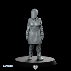 Papz Industries Retrieval Scientist 4 Miniature Masked Sci-Fi