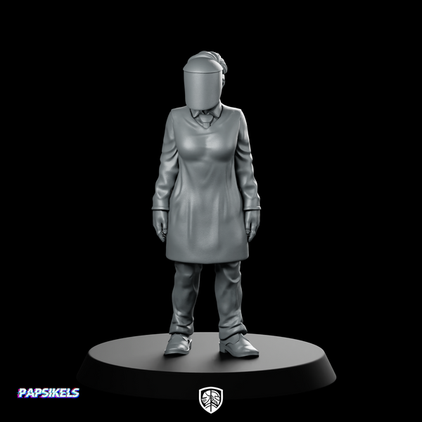Papz Industries Retrieval Scientist 4 Miniature Masked Sci-Fi