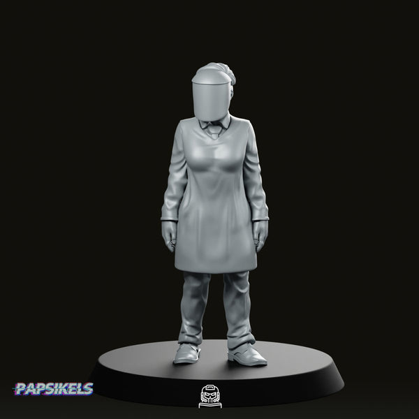 Papz Industries Retrieval Scientist 4 Miniature - Papsikels Miniatures - We Print Miniatures