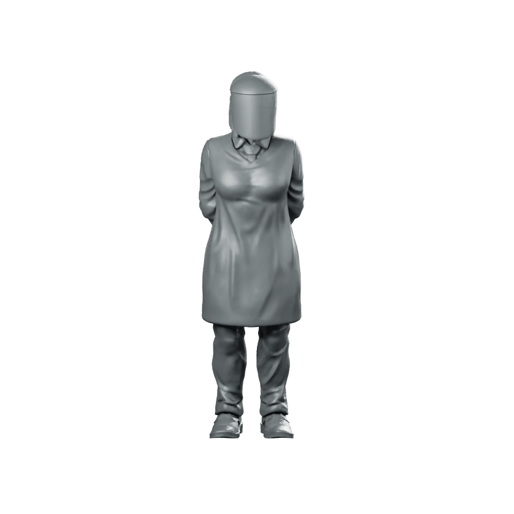 Papz Industries Retrieval Scientist 6 Miniature Cyberpunk Operative - Papsikels Miniatures - We Print Miniatures