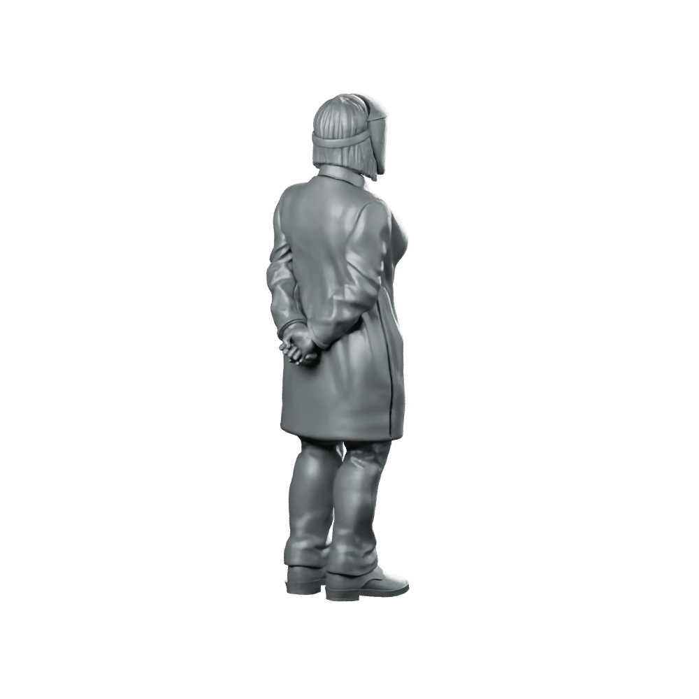 Papz Industries Retrieval Scientist 6 Miniature Cyberpunk Operative - Papsikels Miniatures - We Print Miniatures