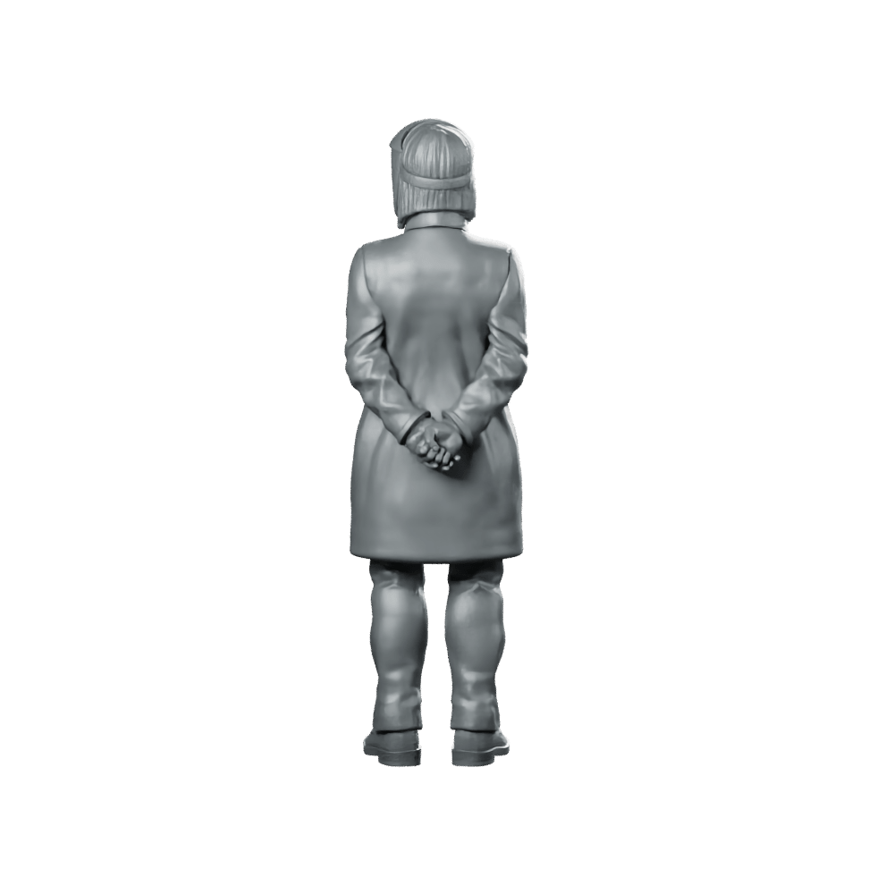 Papz Industries Retrieval Scientist 6 Miniature Cyberpunk Operative - Papsikels Miniatures - We Print Miniatures