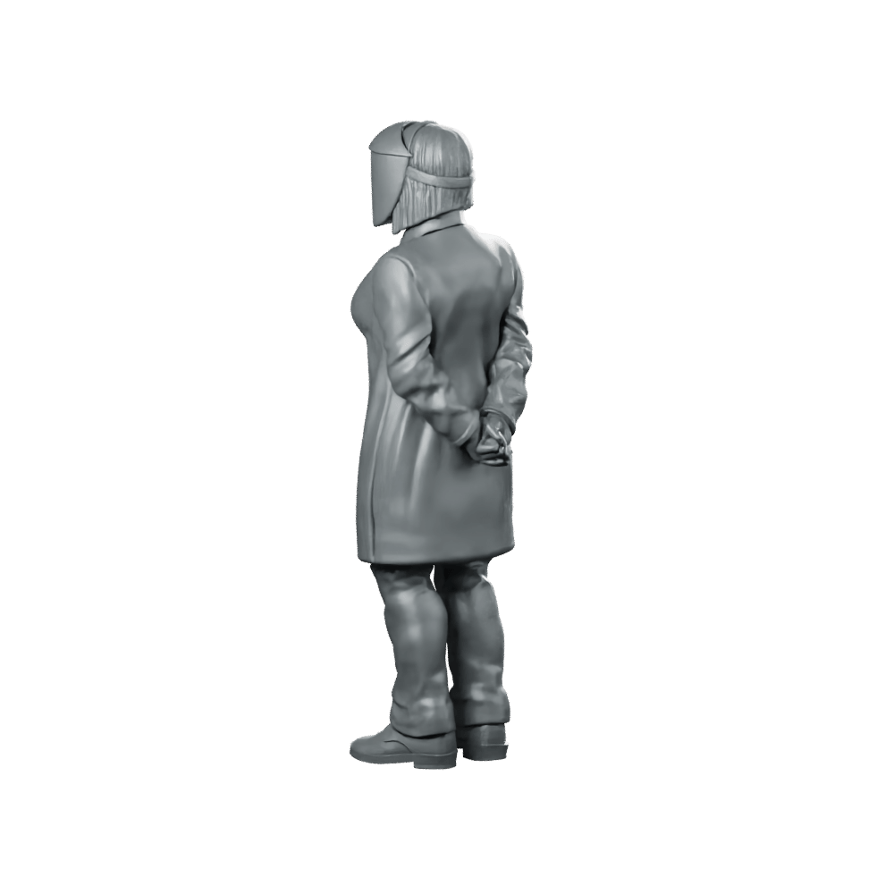 Papz Industries Retrieval Scientist 6 Miniature Cyberpunk Operative - Papsikels Miniatures - We Print Miniatures