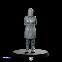 Papz Industries Retrieval Scientist 6 Miniature Cyberpunk Operative