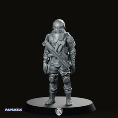 Papz Industries Specops Squad Leader Miniature - Papsikels Miniatures - We Print Miniatures