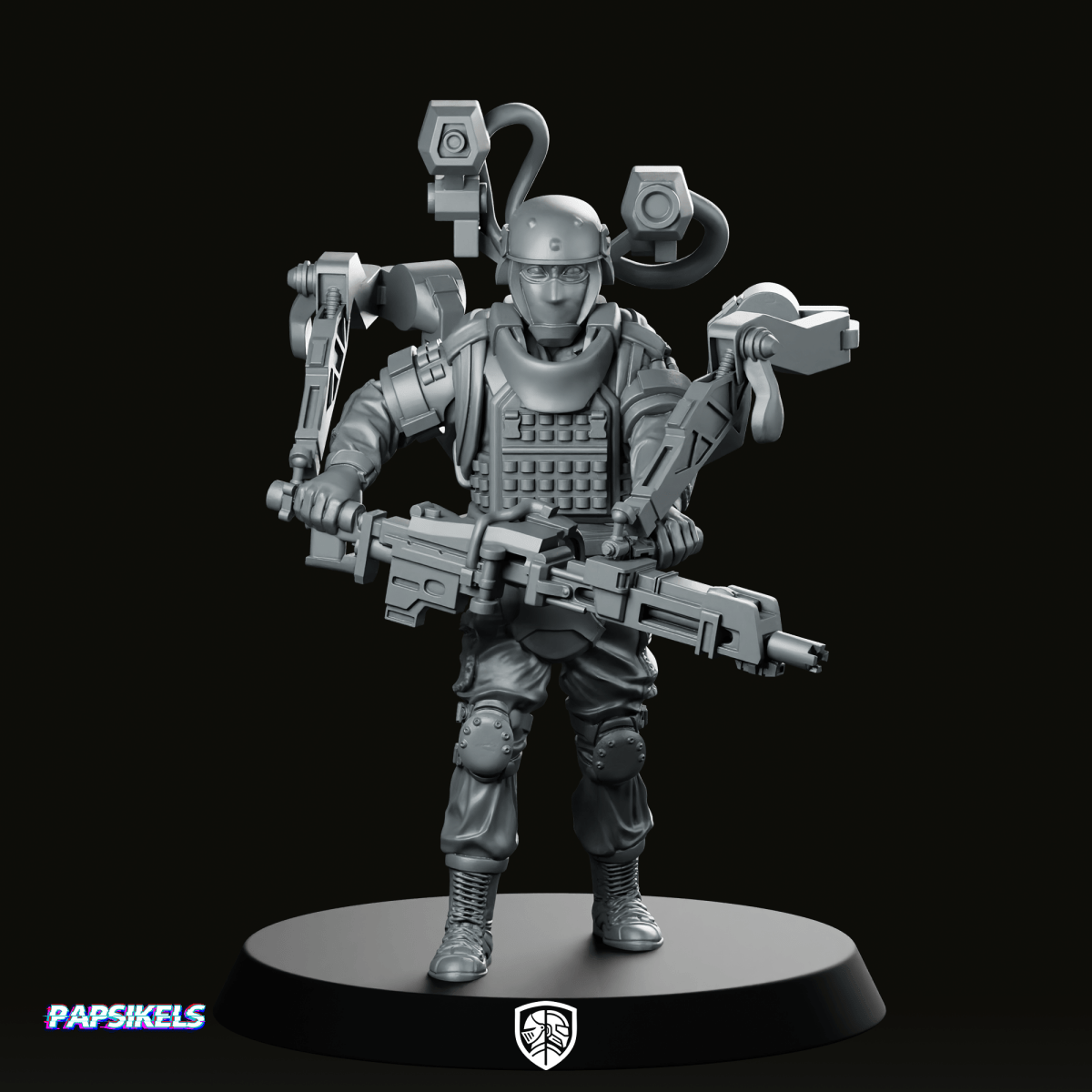 Papz Industries Super Smartgunner Miniature - Papsikels Miniatures - We Print Miniatures