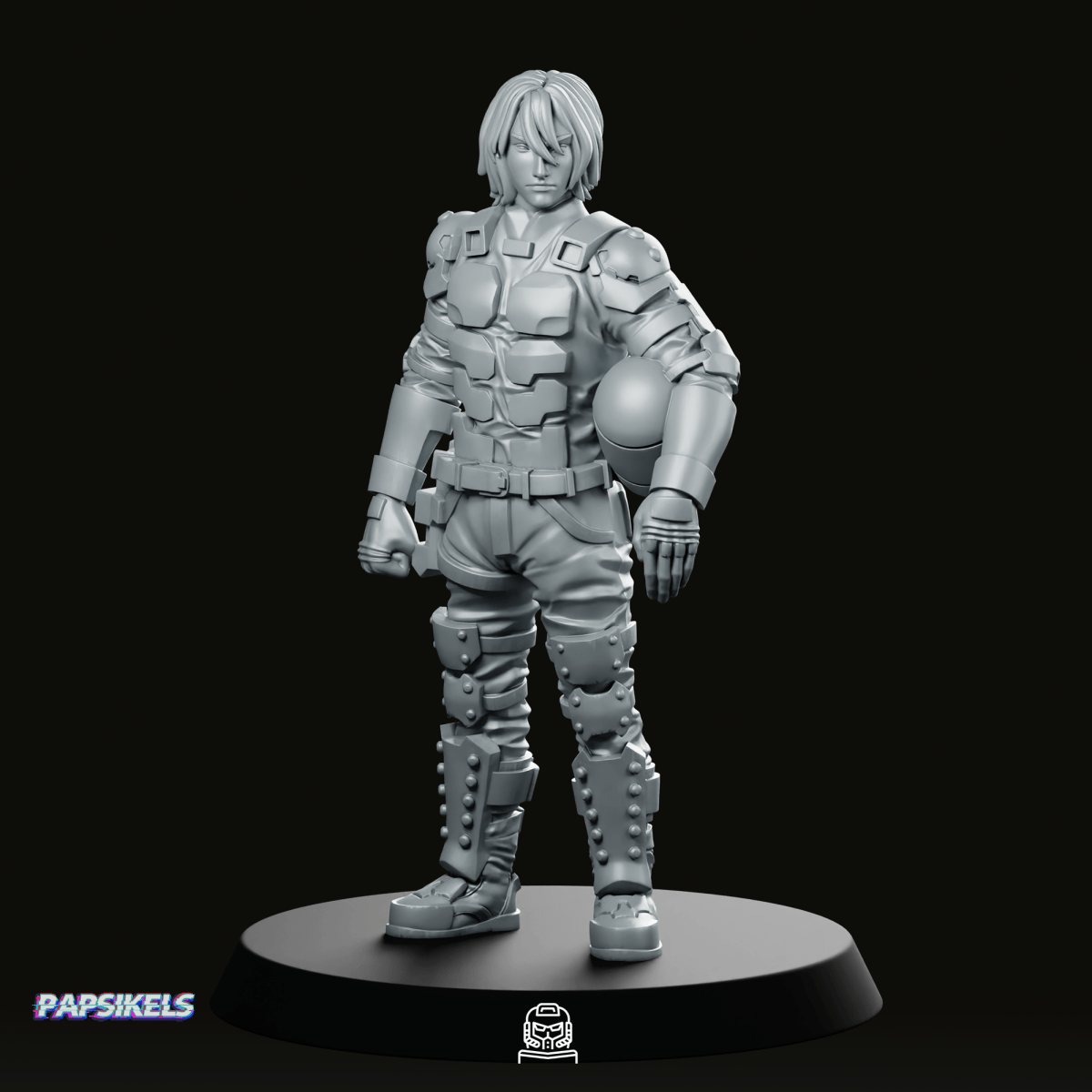 PAPZ Industries Synthetic Human 1 Miniature - Papsikels Miniatures - We Print Miniatures