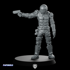 PAPZ Industries Synthetic Human 2 Miniature Cyberpunk Pistol