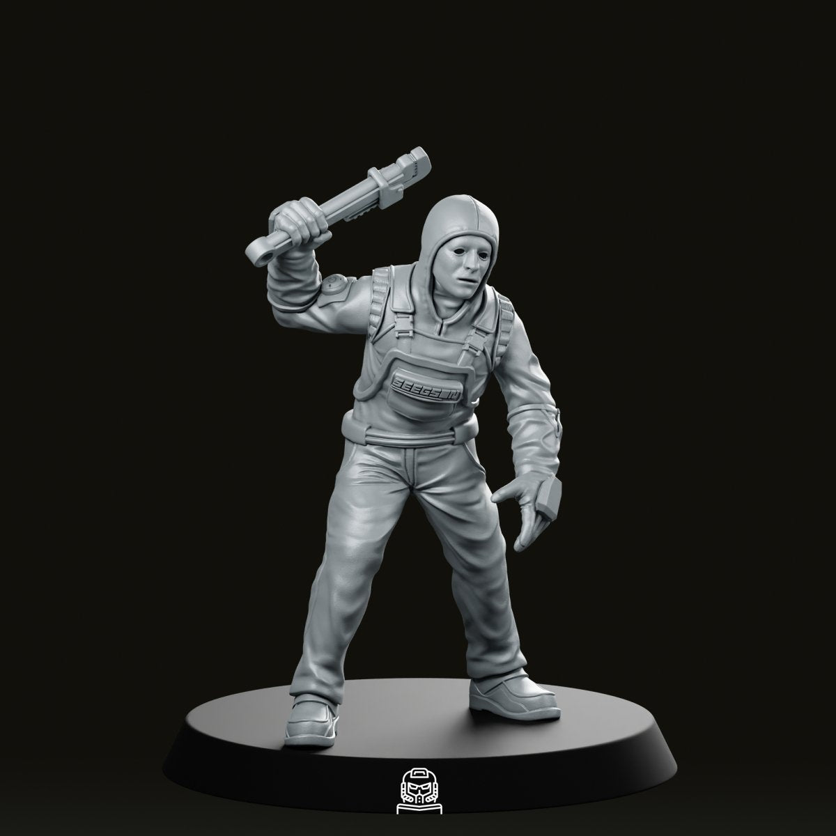 Papz Industries Working Bro 01 Miniature - Papsikels Miniatures - We Print Miniatures