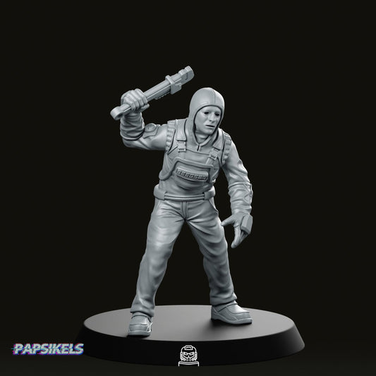 Papz Industries Working Bro 01 Miniature - Papsikels Miniatures - We Print Miniatures