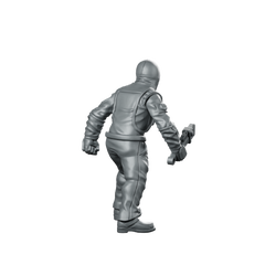 Papz Industries Working Bro 02 Miniature Cyberpunk Operative Miniature 360 Spin 04