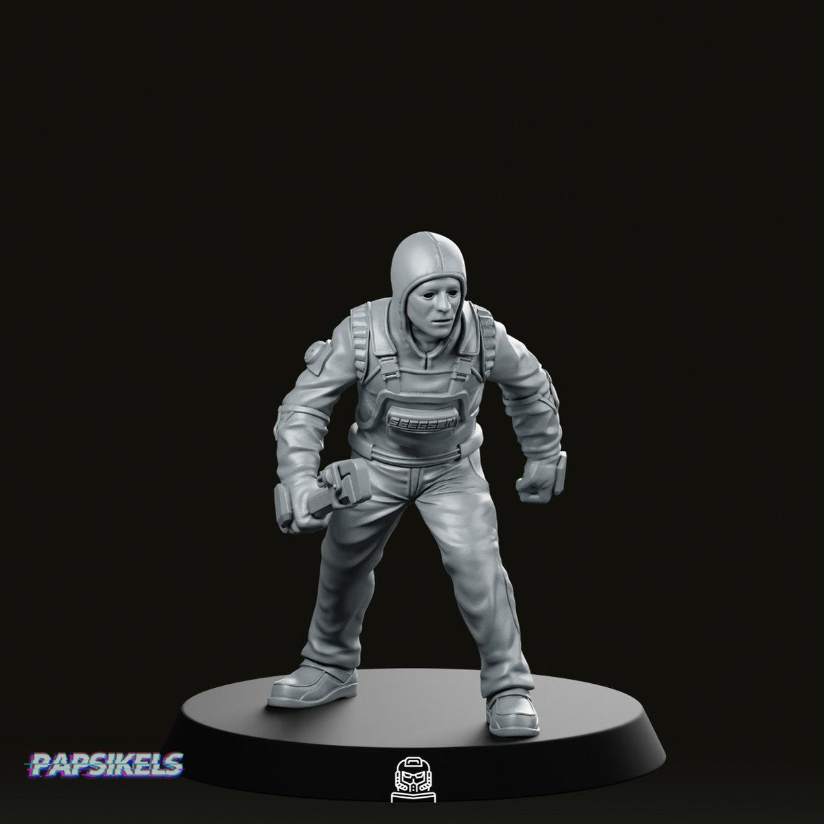 Papz Industries Working Bro 02 Miniature - Papsikels Miniatures - We Print Miniatures