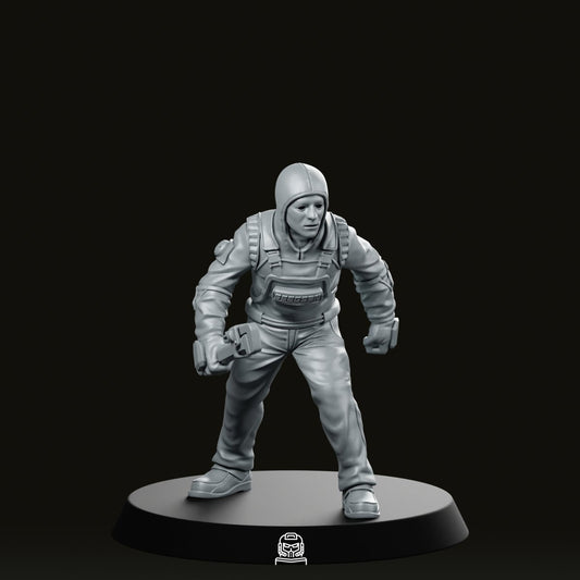 Papz Industries Working Bro 02 Miniature - Papsikels Miniatures - We Print Miniatures