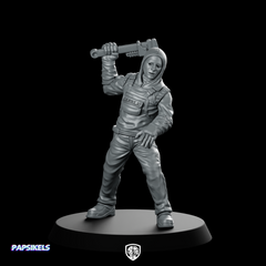 Papz Industries Working Bro 03 Miniature Cyberpunk Enforcer