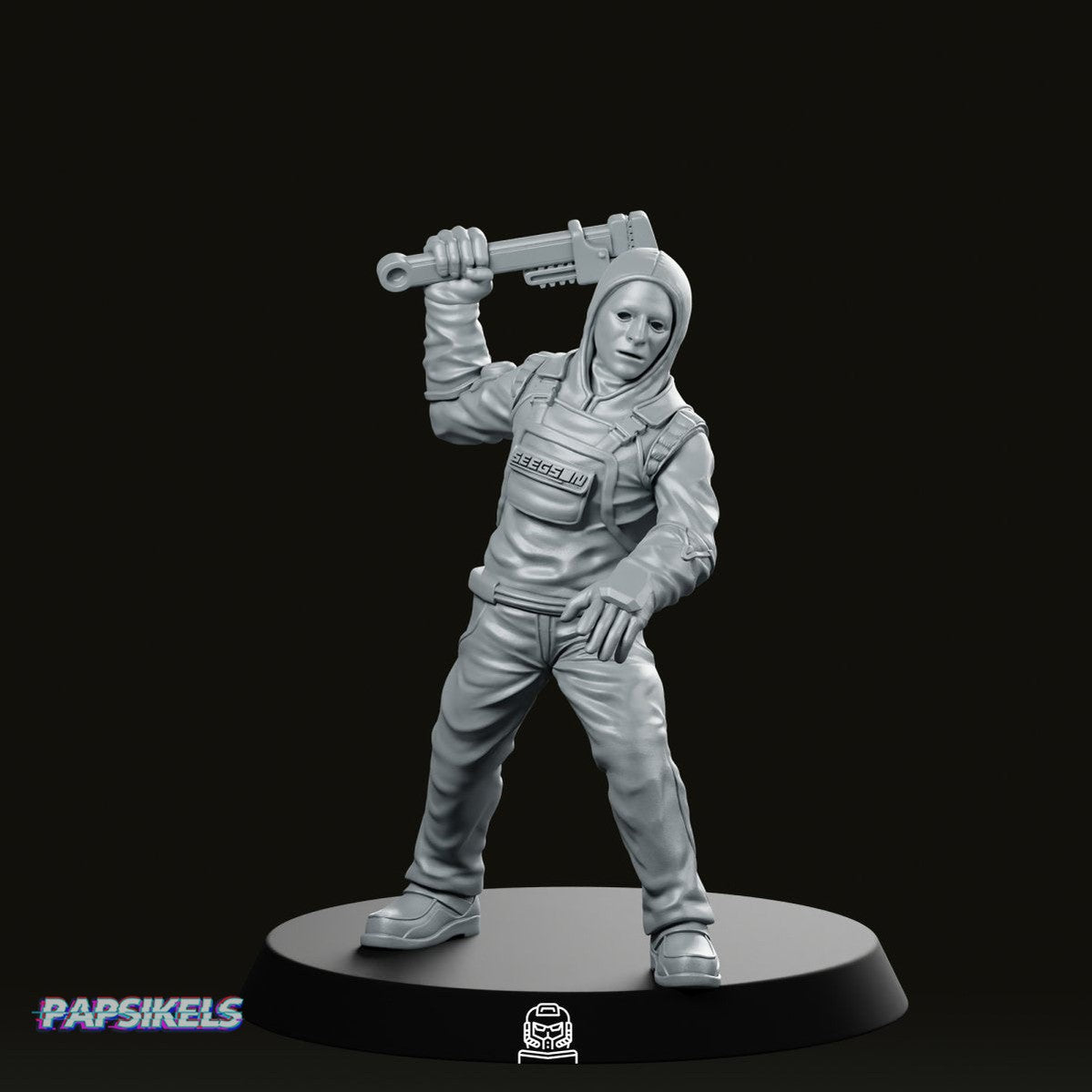 Papz Industries Working Bro 03 Miniature - Papsikels Miniatures - We Print Miniatures