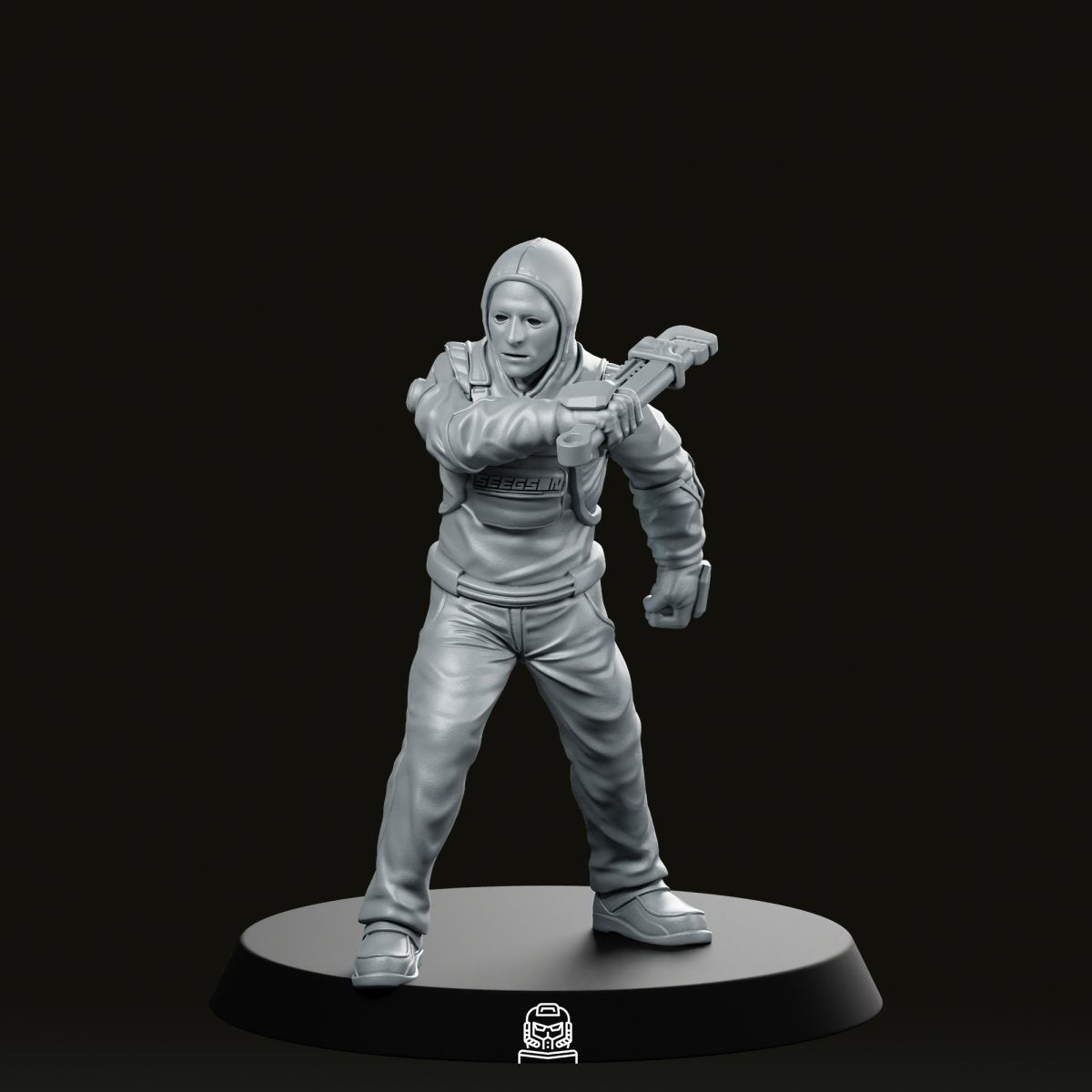 Papz Industries Working Bro 04 Miniature - Papsikels Miniatures - We Print Miniatures