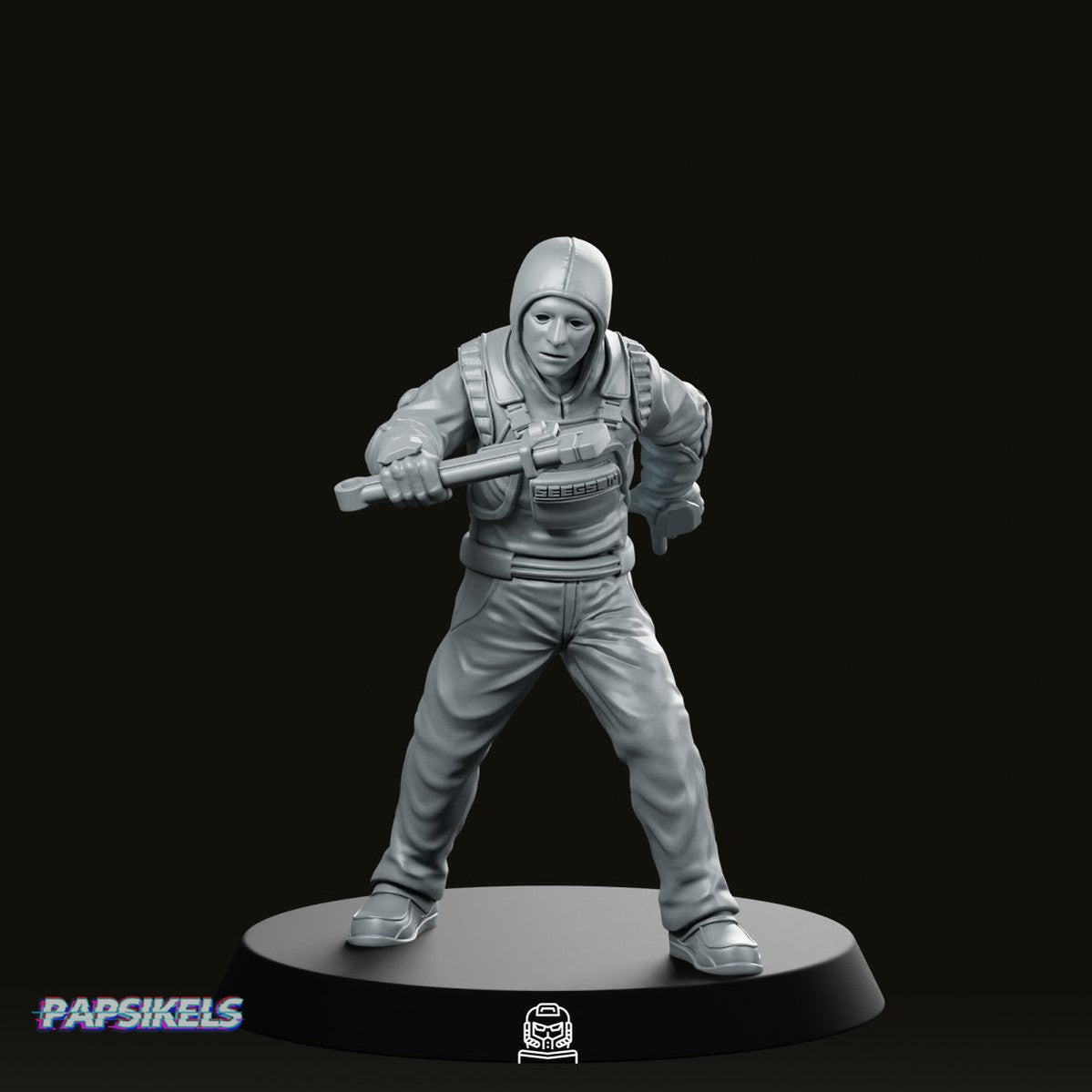 Papz Industries Working Bro 06 Miniature - Papsikels Miniatures - We Print Miniatures